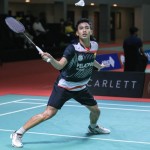 Muhammad Fachri Akbar Romadhon asal Pelatprov PBSI Jawa Barat beraksi pada Seleknas PBSI 2022 di Pelatnas Cipayung, Jakarta, Senin (19/12/2022). (Dokumentasi PBSI)-1671501743