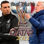 Pelatih timnas Argentina Lionel Scaloni vs pelatih timnas Prancis Didier Deschamps-1671415471