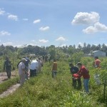 Pemerintah desa bersama warga saat melakukan penanaman pohon kapuk di Desa Lantan, Kecamatan Batukliang Utara, Kabupaten Lombok Tengah, NTB. ANTARA/Akhyar-1670318129