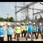 Peninjauan landing point interkoneksi jaringan listrik Sumatera-Bangka di Mentok, Bangka Barat. (ANTARA/HO-Humas PLN UIW Babel)-1672211196