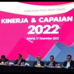 Suasana konferensi pers "Kinerja dan Capaian KPK 2022" di Gedung Merah Putih KPK, Jakarta, Selasa (27/12/2022). ANTARA/Benardy Ferdiansyah-1672134981