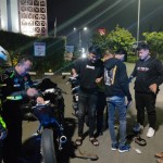 Aksi penilangan terhadap aksi balapan liar di Karawang. (ANTARA/HO-Polres Karawang)-1673835960