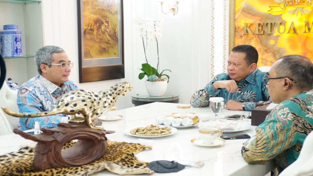 Ketua MPR RI Bambang Soesatyo bertemu Wakil Menteri Pertanian Harvick Hasnul Qolbi/Dok MPR