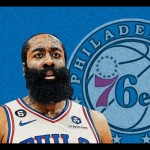 Ilustrasi bintang Philadelphia 76ers, James Harden (ANTARA/Gilang Galiartha)-1673239697