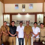 Jajaran Badan Pendapatan Daerah atau Badan Aset Pendapatan Daerah Pasaman Barat saat evaluasi PBB di Kecamatan Sungai Aur.-1673427443