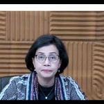 Menteri Keuangan Sri Mulyani Indrawati dalam Konferensi Pers APBN KiTA di Jakarta, Selasa (3/1/2023). ANTARA/Astrid Faidlatul Habibah-1672734624