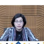 Menteri Keuangan Sri Mulyani Indrawati dalam Konferensi Pers APBN KiTA di Jakarta, Selasa (3/1/2023). (ANTARA/AstridFaidlatulHabibah)-1672734725