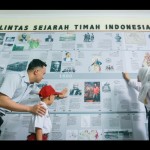 Para pelajar mengunjungi Museum Timah Indonesia di Kota Pangkalpinang. (Aprionis)-1673335153