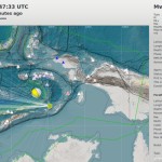 Peta gempa bumi M7,9 di wilayah Maluku dan Sulawesi Tenggara pada Selasa (10/1/2023) pukul 00.47.34 WIB (ANTARA/HO-BMKG)-1673316038