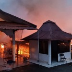 Rumah dinas Kapolda Papua di Jayapura, Selasa pagi ludes terbakar. (ANTARA/HO/Humas Polda Papua)-1673936265