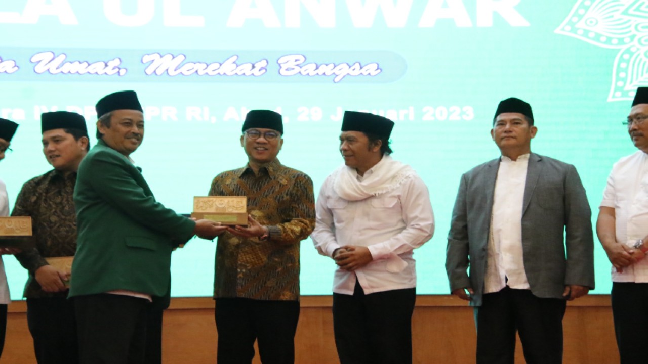 Wakil Ketua MPR Yandri Susanto bersilaturahmi dengan Keluarga Besar Mathla’ul Anwar/Dok MPR