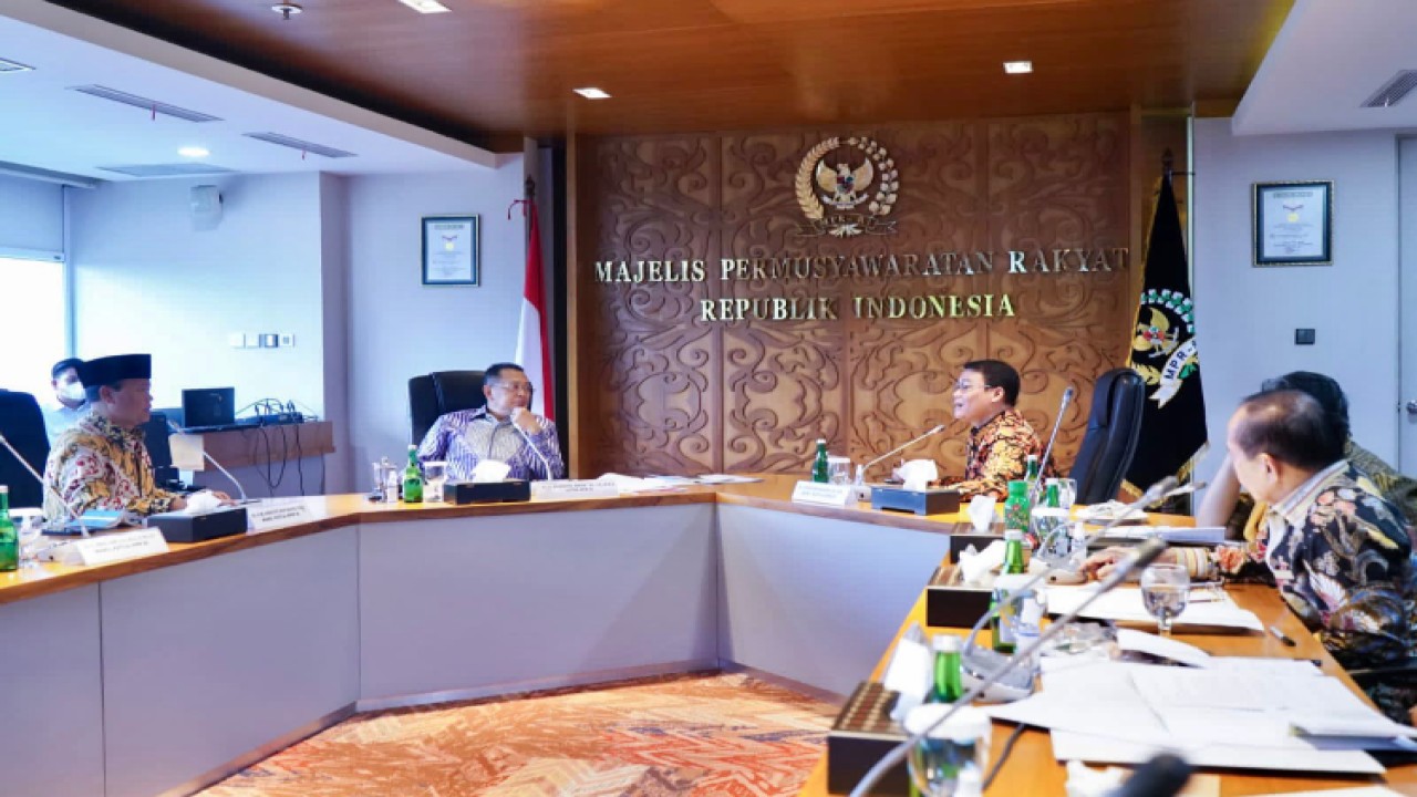 Ketua MPR RI Bambang Soesatyo saat Rapat Pimpinan MPR/Dok MPR