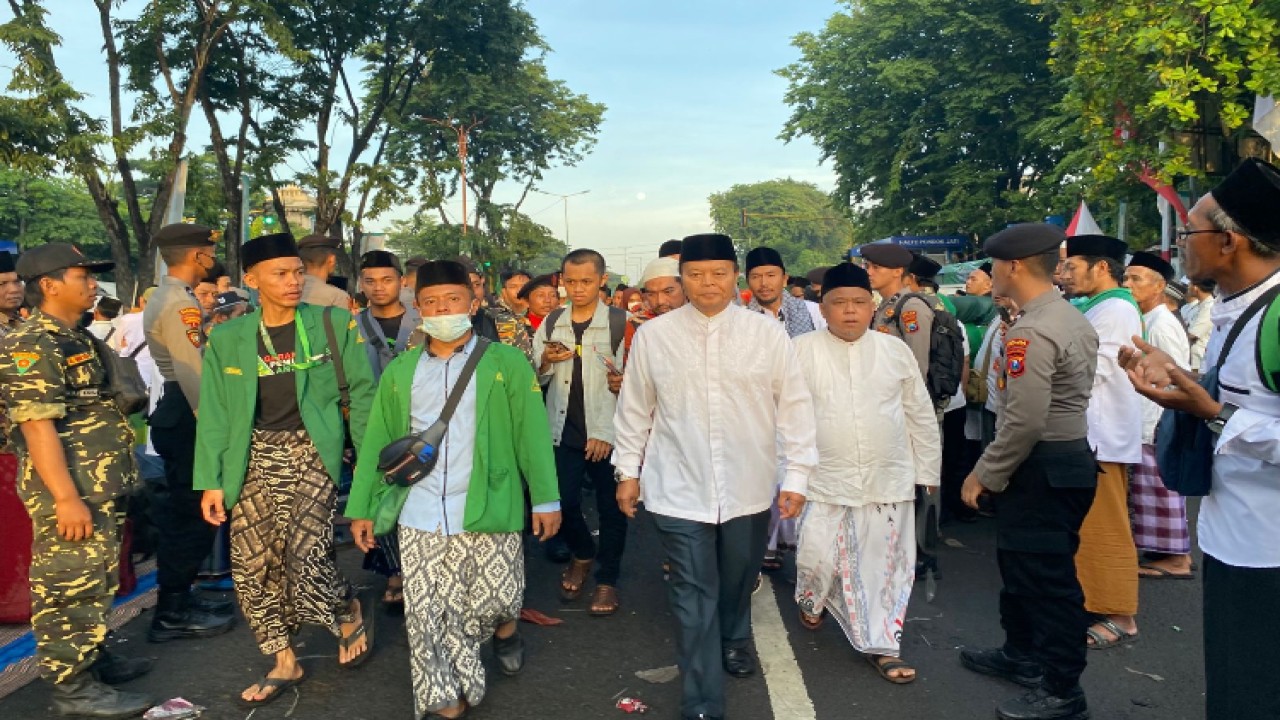 Wakil Ketua MPR Hidayat Nur Wahid menghadiri Harlah 1 Abad NU di GOR Sidoarjo/Dok MPR