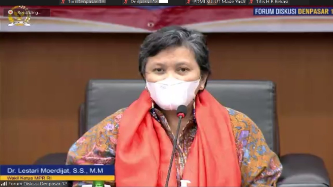 Wakil Ketua MPR RI, Lestari Moerdijat/Dok MPR