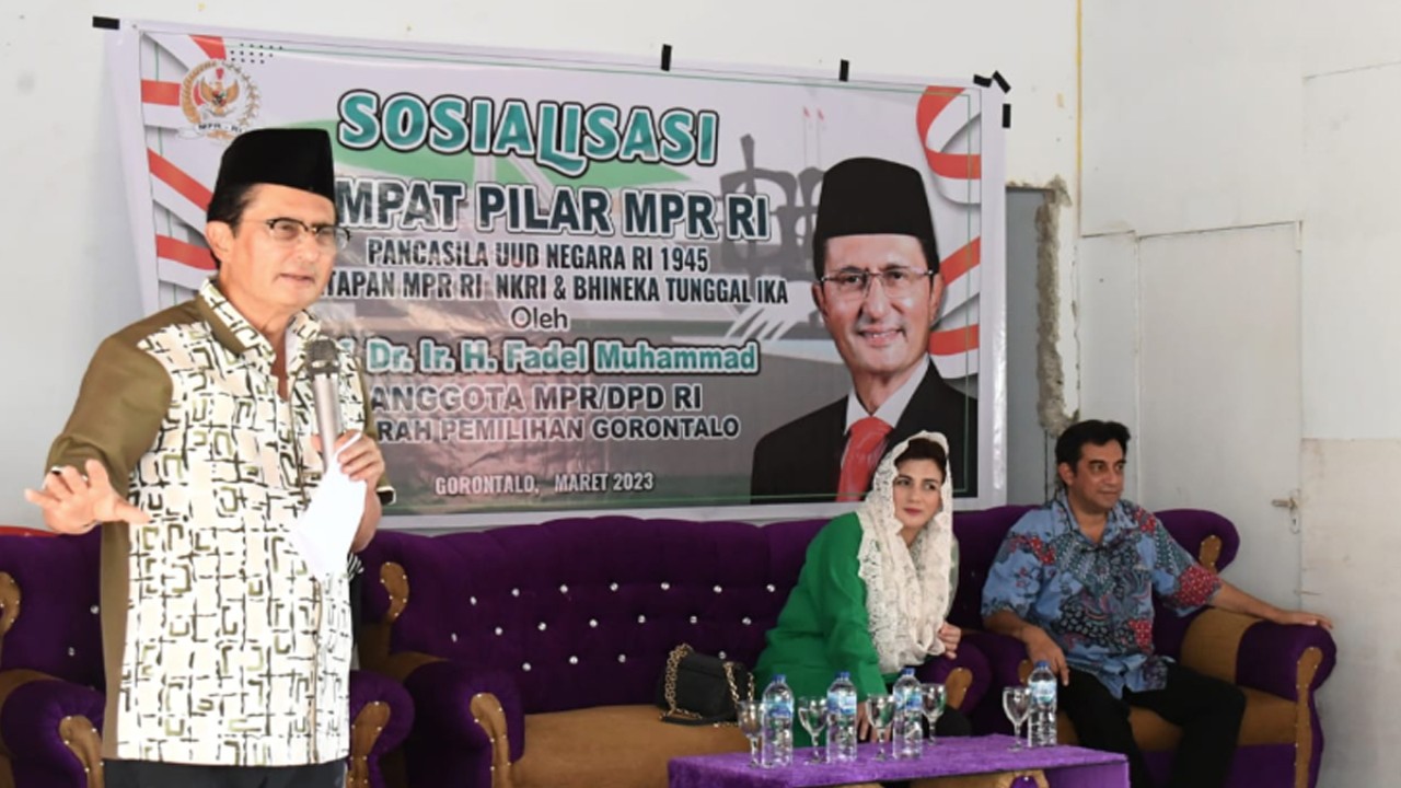 Wakil Ketua MPR RI Prof. Dr. Ir. H. Fadel Muhammad mengungkapkan bahwa Indonesia adalah salah satu dari negara besar di dunia.