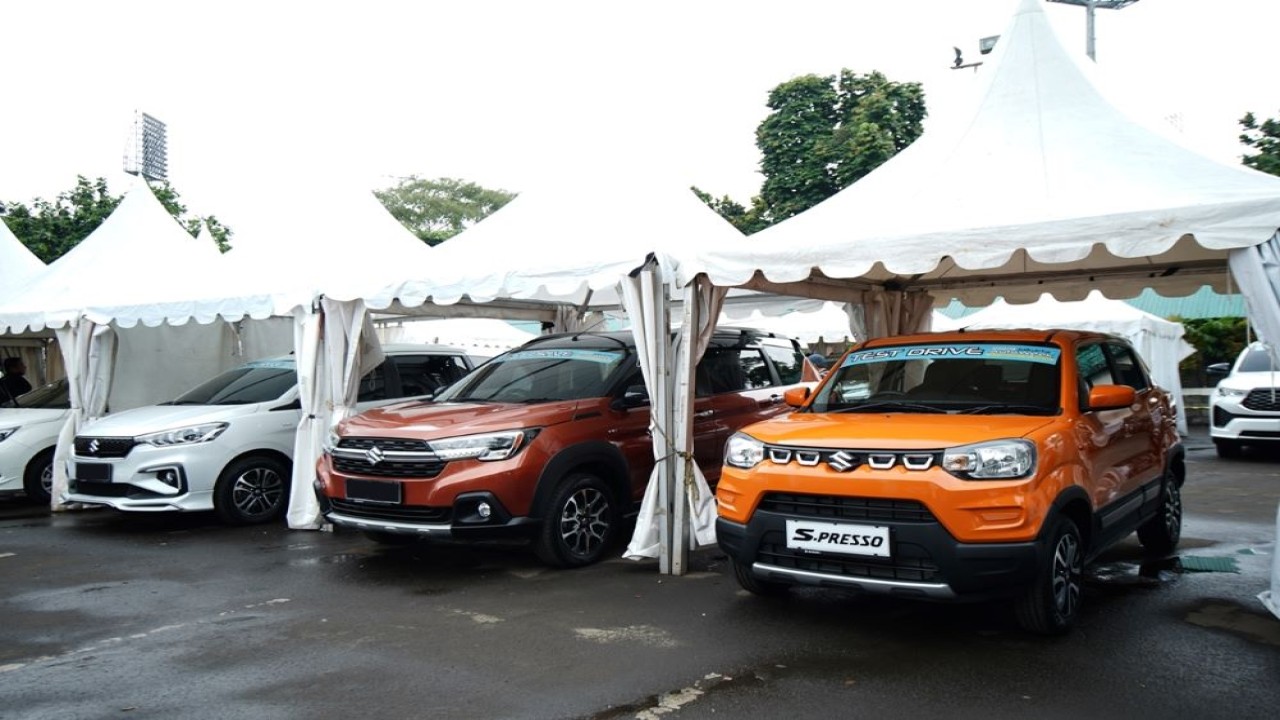 Test Drive Suzuki di Gaikindo Jakarta Auto Week (GJAW) 2023. (Istimewa)