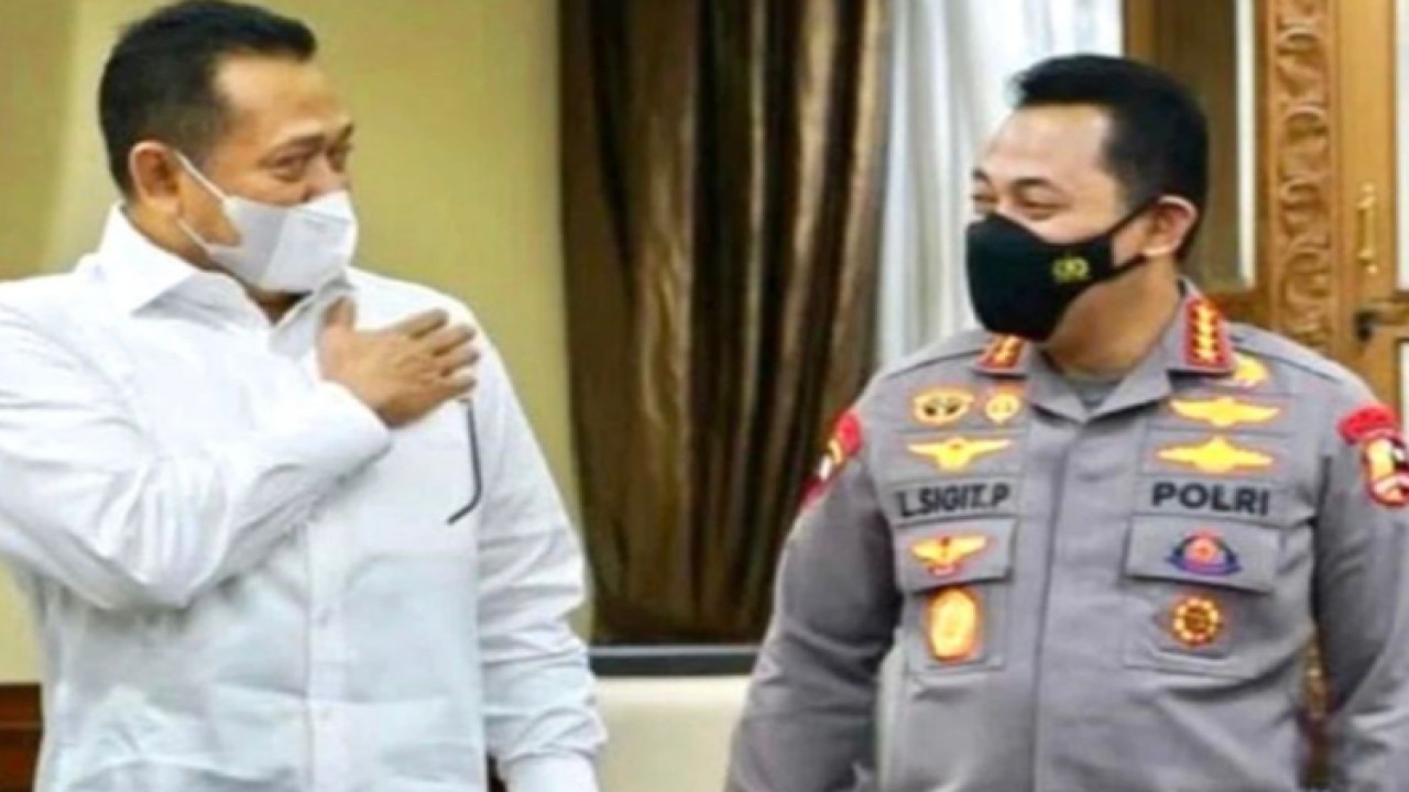 Ketua MPR RI sekaligus Ketua Umum IMI Bambang Soesatyo Kapolri Jenderal Pol Listyo Sigit Prabowo/Dok MPR