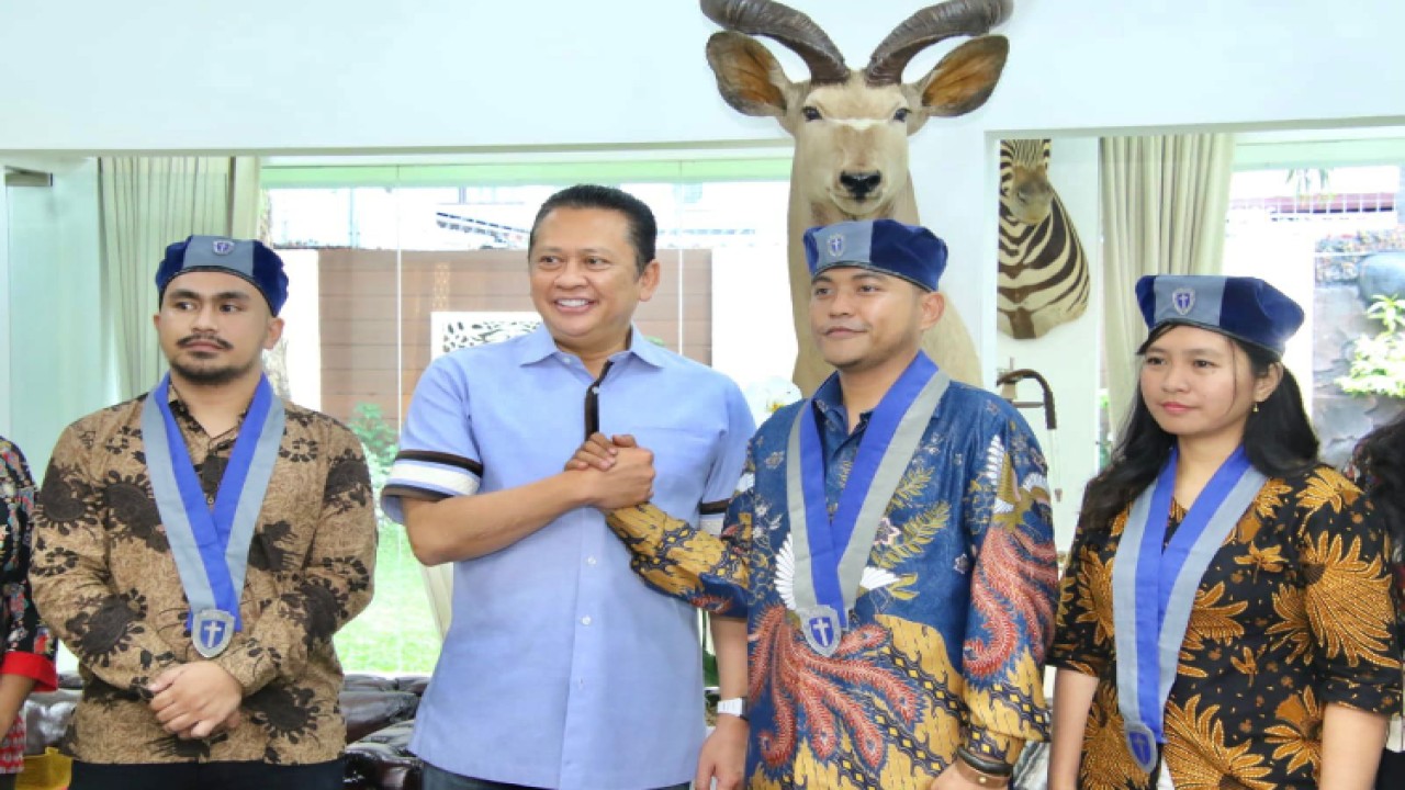 Ketua MPR RI Bambang Soesatyo menerima Pengurus Pusat GMKI, di Jakarta/Dok MPR