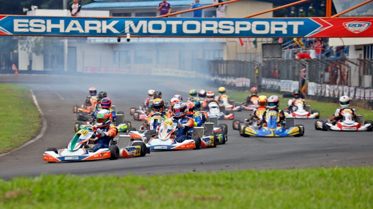 Ketua MPR RI sekaligus Ketua Umum Ikatan Motor Indonesia (IMI) Bambang Soesatyo mengapresiasi kesuksesan penyelenggaraan Eshark Rok Cup Asia Indonesia 2023 putaran 3 di Sentul Carting International Circuit, Bogor, pada 24-25 Juni 2023.