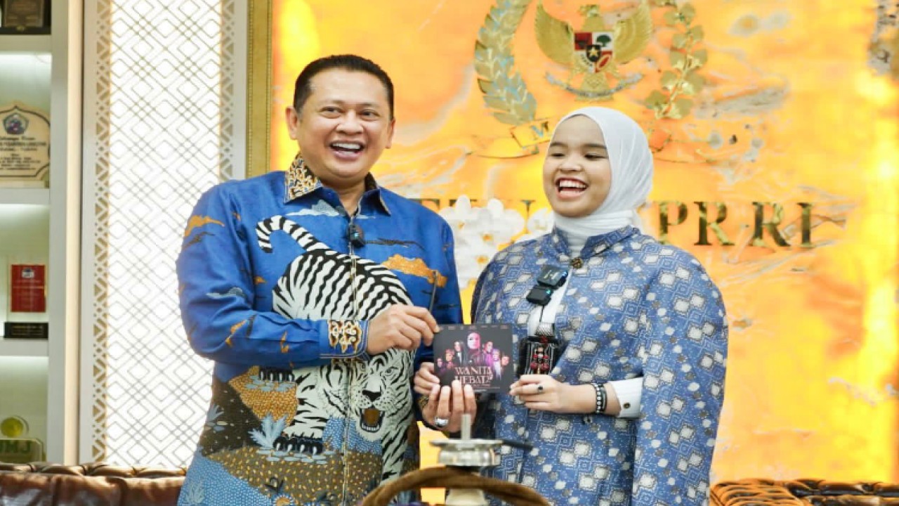 Ketua MPR RI Bambang Soesatyo bersama Putri Ariani/Dok MPR