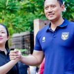 Ketua Tim Pemenangan Pemilu 2024 PDI Perjuangan (PDIP) sekaligus Ketua DPR RI, Puan Maharani bersama Ketua Umum Partai Demokrat, Agus Harimurti Yudhoyono (AHY)-1687075875