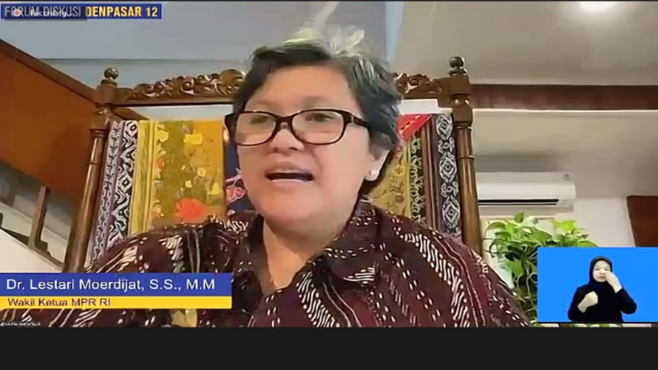 Wakil Ketua MPR RI, Lestari Moerdijat/Dok/MPR