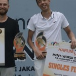 Petenis asal Australia, Omar Jasika bersama petenis Indonesia, Justin Barki-1687081660