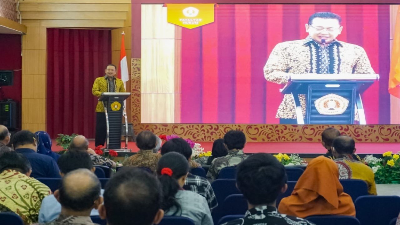 Ketua MPR RI sekaligus Dosen Tetap Pascasarjana Program Doktor Ilmu Hukum Universitas Borobudur Bambang Soesatyo/Dok MPR