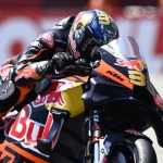 Pembalap Red Bull KTM Brad Binder memacu motornya saat MotoGP Belanda di Sirkuit Assen, 25 Juni 2023. Foto AFP/JOHN THYS.-1692343940