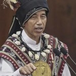 Presiden Joko Widodo saat menyampaikan pidato pada Sidang Tahunan MPR RI serta Sidang Bersama DPR RI dan DPD RI Tahun 2023-1692173779