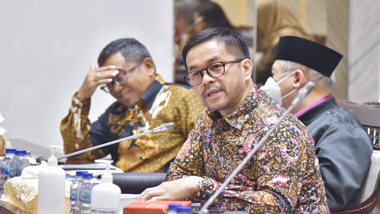 Anggota Komisi XI DPR RI Marinus Gea. Foto: Munchen/nr
