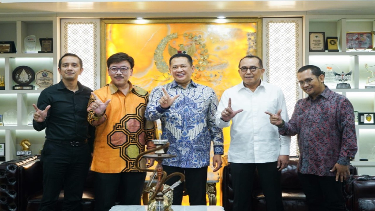 Ketua MPR RI Bambang Soesatyo menerima jajaran Eskayvie, di Jakarta/Dok MPR