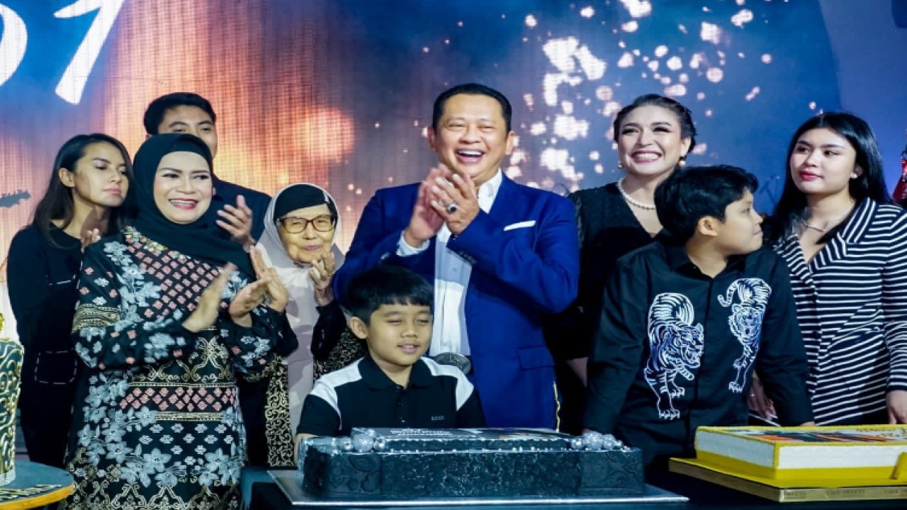 Ketua MPR RI Bambang Soesatyo saat tasyakuran ulangtahun dirinya ke-61 di Jakarta/Dok MPR