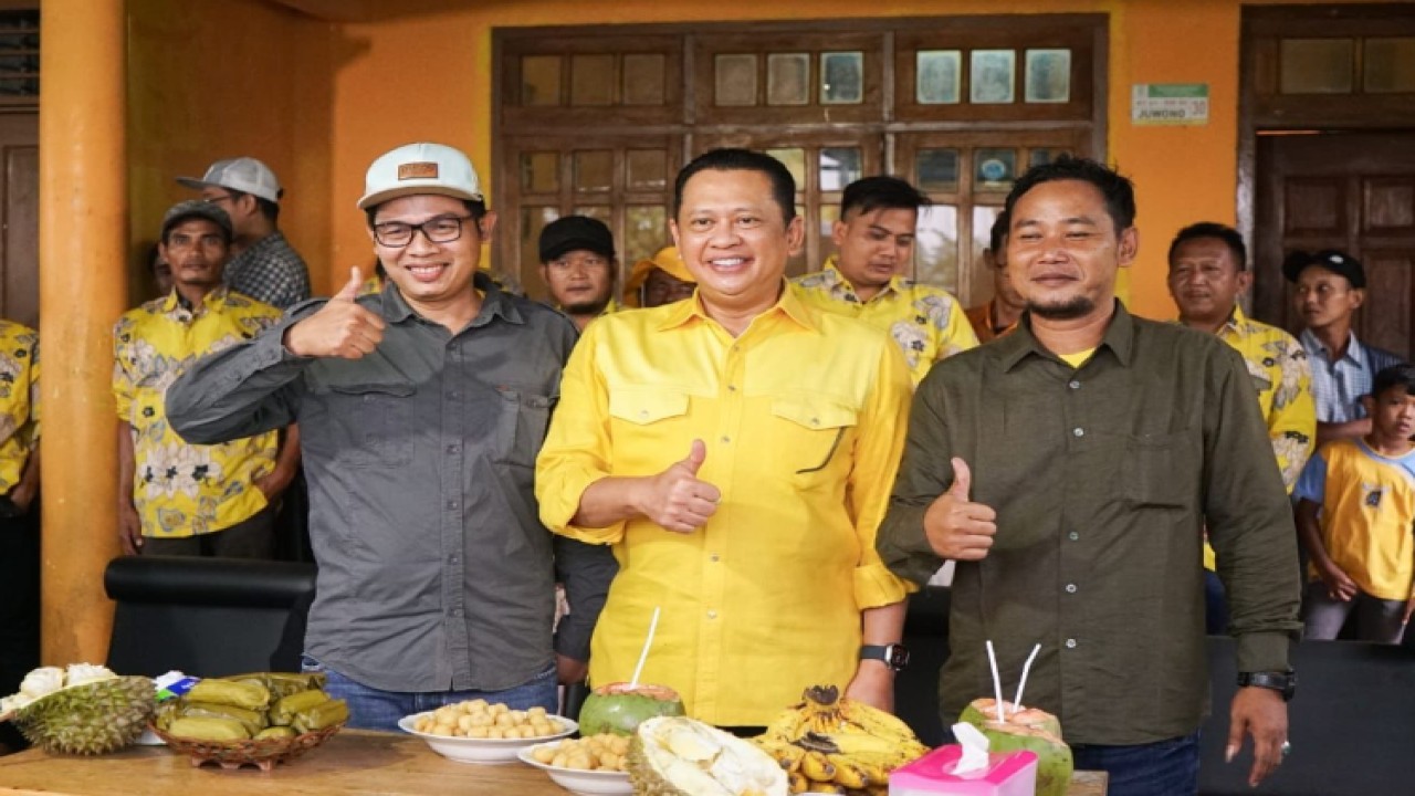 Ketua MPR RI Bambang Soesatyo saat bertemu dengan perwakilan masyarakat Desa Bantarbarang di Purbalingga/Dok MPR