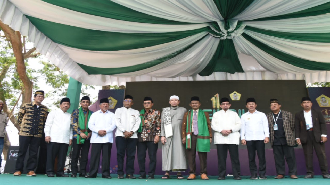 Wakil Ketua MPR Fadel Muhammmad menghadiri Muktamar Besar XI Alkhairaat di Pondok Pesantren Madinatul Ilmi, Desa Kotarindau, Kecamatan Dolo, Sulawesi Tengah/Dok MPR