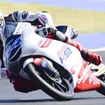 Mario Suryo Aji saat membalap di Moto3 San Marino, Italia, Minggu 10 September 2023.-1694427218