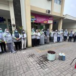 Tenaga kesehatan puskesmas Tangerang dilatih gunakan alat pemadam api-1694430651