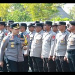 Apel pengamanan Pemilu 2024 di Mapolres Sumenep. (ANTARA/ HO-Polres Sumenep)-1698129738