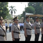 Apel penyerahan jabatan di Mapolres Bogor, Cibinong, Kabupaten Bogor, Jawa Barat, Rabu (4/10/2023). (ANTARA/HO-Humas Polres Bogor)-1696485517