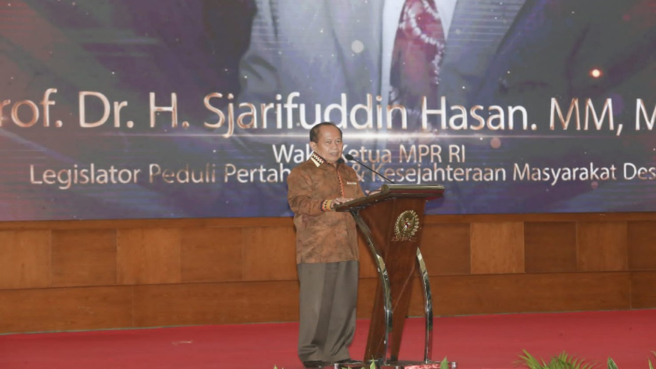 Wakil Ketua MPR Sjarifuddin Hasan/Dok MPR 