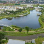 Jalan di kawasan gading serpong yang dipasangi teknologi lalu lintas untuk mengatasi kemacetan. HO/Summarecon Serpong-1696492054