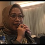 Ketua Forum KSHE Herlin Herlianika, di Jakarta, Selasa (10/10/2023). (ANTARA/Moch Mardiansyah Al Afghani)-1696925091