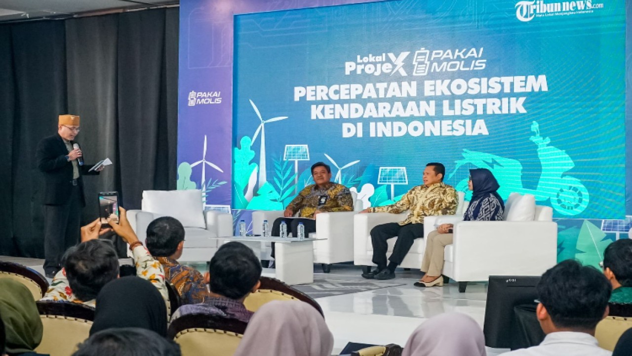 Ketua MPR RI sekaligus Ketua Umum IMI Bambang Soesatyo dalam Kick Off Green Energy Percepatan Transformasi Energi Listrik di Indonesia/Dok MPR