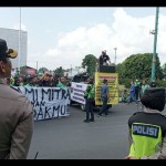 Polresta Banyumas lakukan pengamanan unjuk rasa ojol di Purwokerto-1696316430