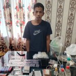 Seorang pria dewasa RL (41) bandar narkotika jenis sabu ditahan di Polda Sumatera Utara. ((ANTARA/HO- Humas Polda Sumut))-1697700040