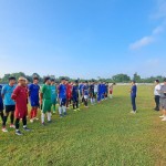 Tim Pra PON yang siap berlaga dicabang sepakbola dalam merebut tiket PON 2024.(ANTARA/Ho/Sen)-1698649012