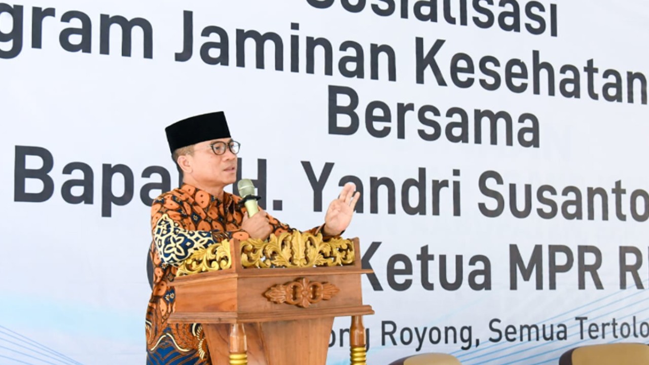 Wakil Ketua MPR RI H Yandri Susanto S.Pt