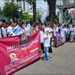 Aksi di kawasan Patung Kuda, Jakarta Pusat pada Senin (6/11/2023). ANTARA/Ho/dok. Istimewa-1699260389