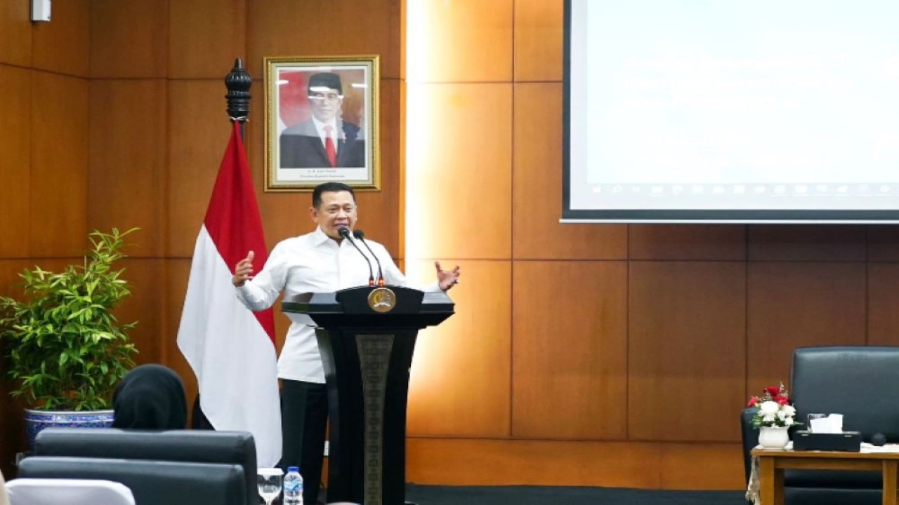 Ketua MPR RI sekaligus Wakil Ketua Umum Partai Golkar Bambang Soesatyo