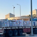 Bantuan kemanusiaan Indonesia telah memasuki wilayah Gaza, Palestina, Sabtu (11/11/2023). (ANTARA/HO-Baznas)-1699862134